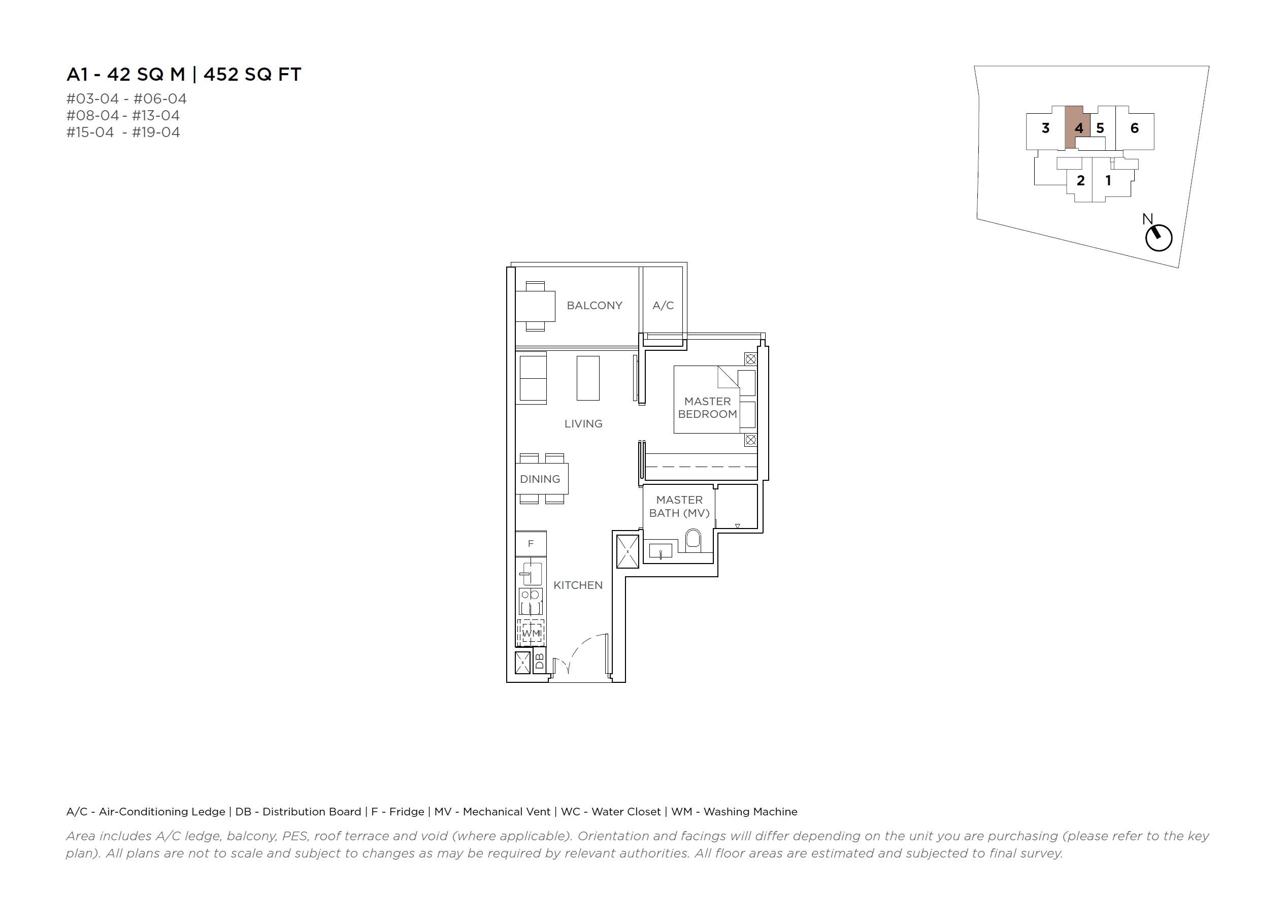 3 Cuscaden 3 Bedroom Floor Plan 1