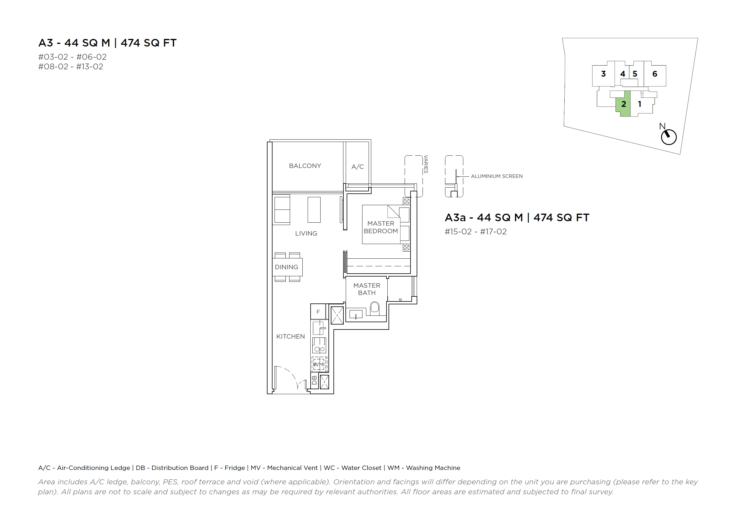 3 Cuscaden 3 Bedroom Floor Plan 4